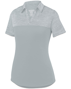 Augusta Drop Ship Ladies' Shadow Tonal Heather Polo