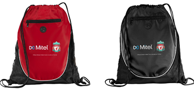 Liverpool Zippered Drawstring Bag