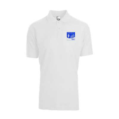 Weisses Polo-Shirt